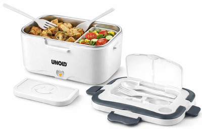 Unold 58850 Elektrische Lunchbox Speisenwärmer für Büro Auto Warmhaltebox 1,5 L