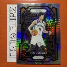 2023-24 Panini Prizm Yuta Watanabe Hyper Prizm #285 Brooklyn Nets
