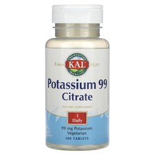 Potassium 99 Citrate, 99 mg , 100 Tablets