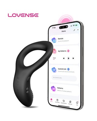 phone controled sex toy LOVENSE Diamo Vibrating Cock Ring Sex Toy for Men, App-controlled and  Powerful