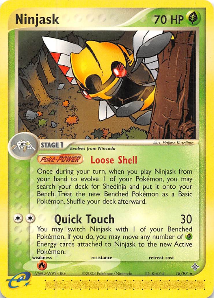 Ninjask 18/97 Dragon Pokemon