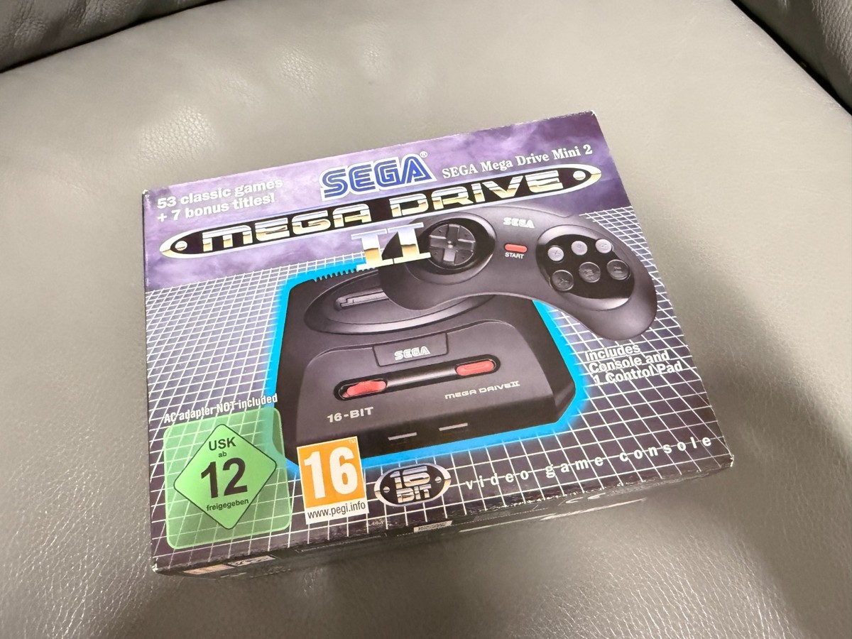 Sega MegaDrive Mini Console, Control Pad, 53 Classic Games