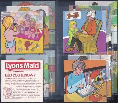 **GROSSEINKAUF 50 SETS** LYONS (TEE) - WUSSTEN SIE SCHON (50x X12 KARTEN) - HERVORRAGENDER ZUSTAND+++