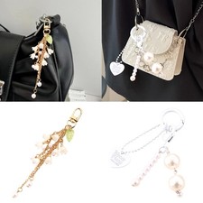 Bows Bag Charm Pendant Keyring Keychain for Women Purse Handbag Decorations