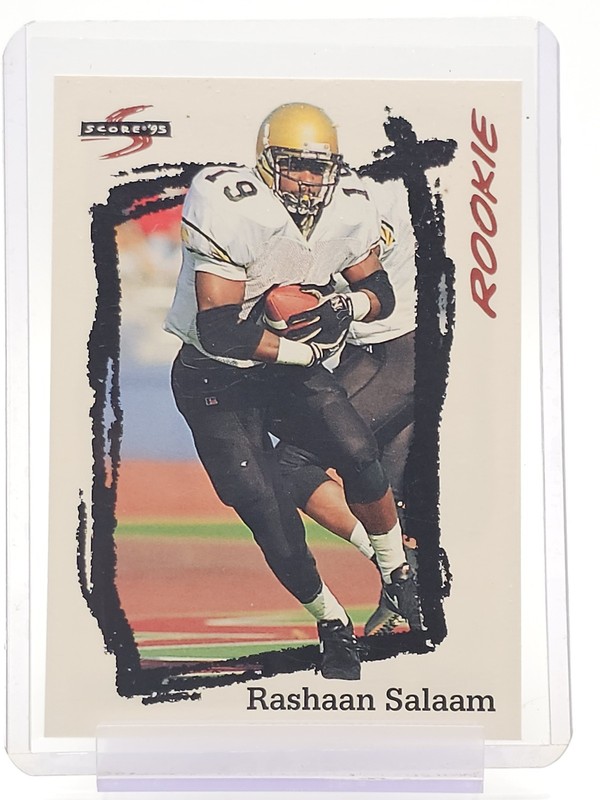 RASHAAN SALAAM 1995 SCORE FOOTBALL ROOKIE #257 CHICAGO BEARS Q7183