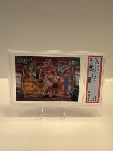 2022 Select Patrick Mahomes Tri-Color /75 FIELD LEVEL PSA 9
