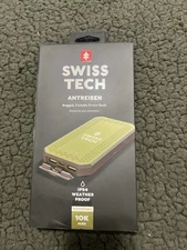 Swiss Tech Antreiben 10K Portable Power Bank with Dual USB 31632