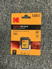 Kodak 128GB SD Card Full HD Memory Card with Up to 90mb/s Speed