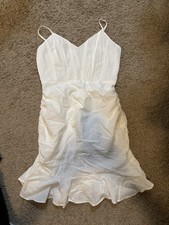 Fashion Nova Women's White Short Dress Size Small