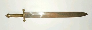 1831 Sword French Model Foot Soldier Artillery Short Rare Antique
