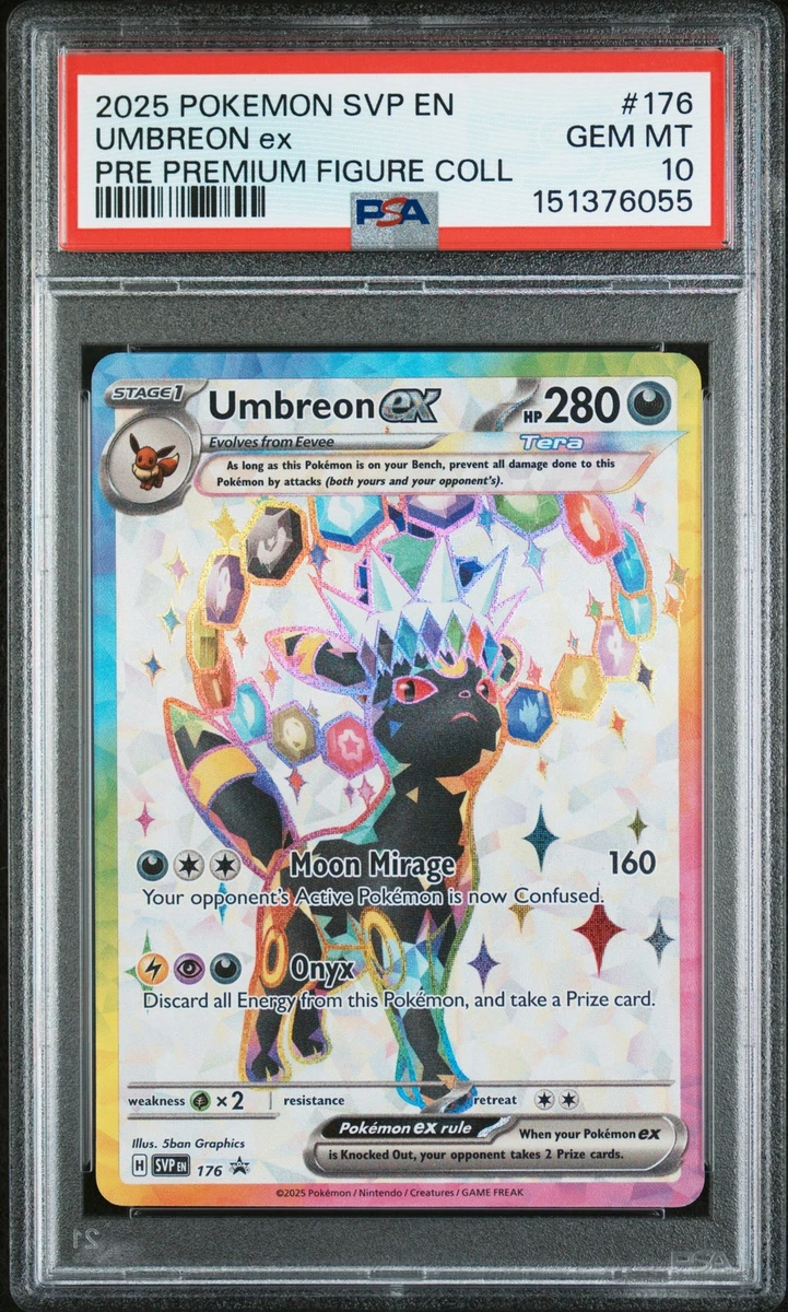 Umbreon Pokémon TCG Professional Sports Authenticator (PSA) Individual  Trading Card Games for sale