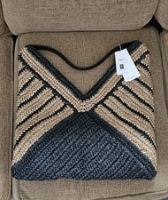 Marks Amd Spencer Hand Crochet Shoulder Bag Summer Beach Bag BNWT