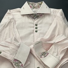 Bogosse D-Matis 86 Pink Long Sleeve Shirt Mens Sz 1XLT