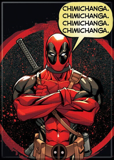 Marvel Deadpool Comic Chimichangas Wanted Poster T-Shirt