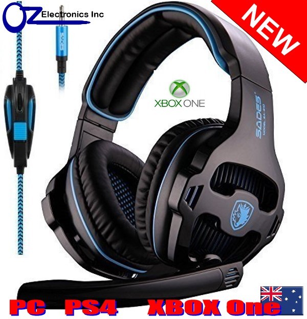 Mic Sa 810 Headset SADES SA-810 Xbox One PS4 PC Multi