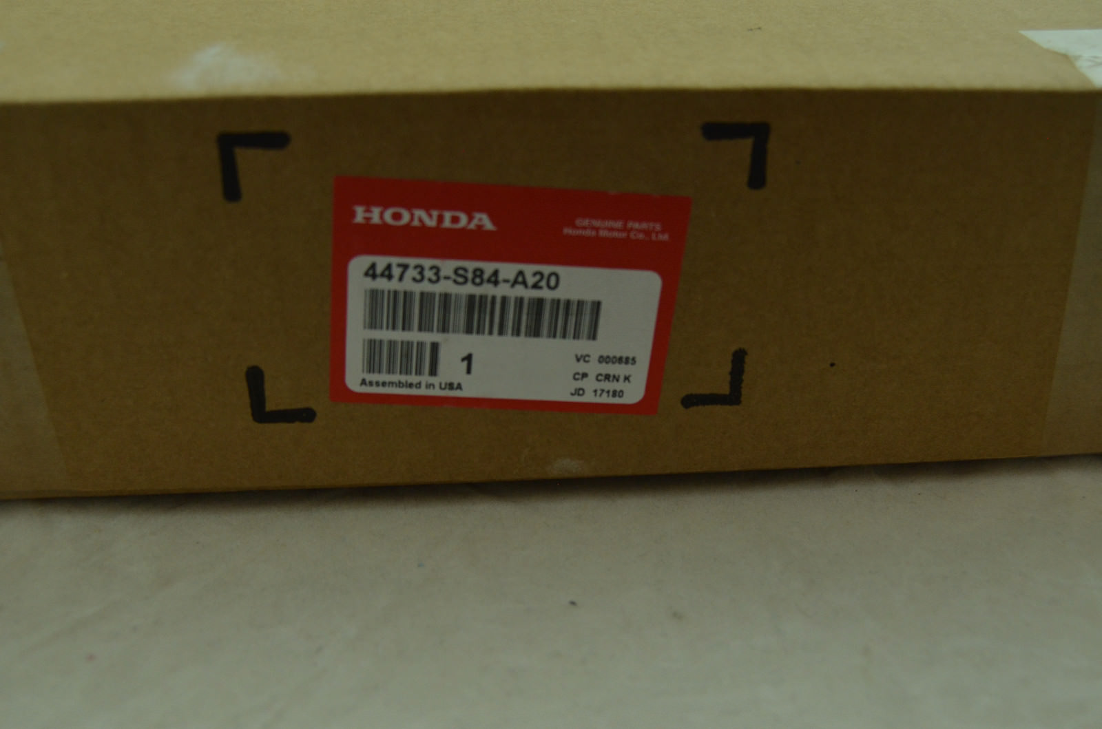 NEW GENUINE OEM HONDA 20012002 ACCORD LX HUB CAP WHEEL COVER 44733S84