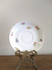 Vintage Porcelain Saucer Spring Flowers Noritake Japan Serveware Tableware...