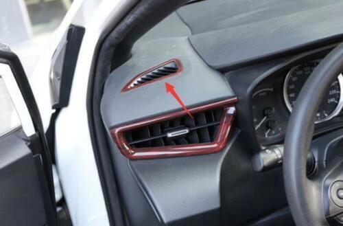 Instrument L&R Air Outlet Vent Red 2022-2023 Wood Grain For Toyota Corolla Cross - Picture 4 of 6
