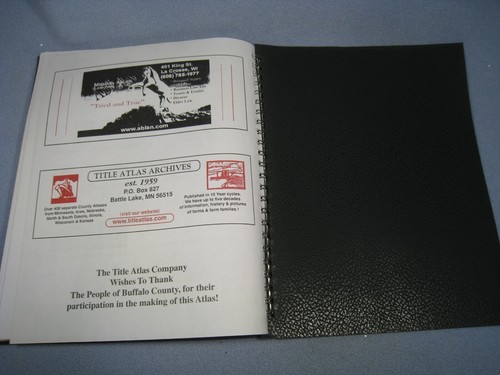 Set of 2 2005 Buffalo County Wisconsin Atlas Books Volume 1 & 2 - Picture 20 of 21