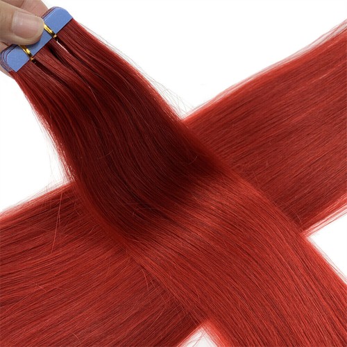 Cinta invisible en extensiones de cabello humano tramas de piel cabello Remy premium 16-24 pulgadas - Imagen 83 de 116