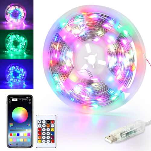 10M Bluetooth Dream Color Fairy Lights 5V USB RGB IC Waterproof Christmas Lights - Picture 3 of 13