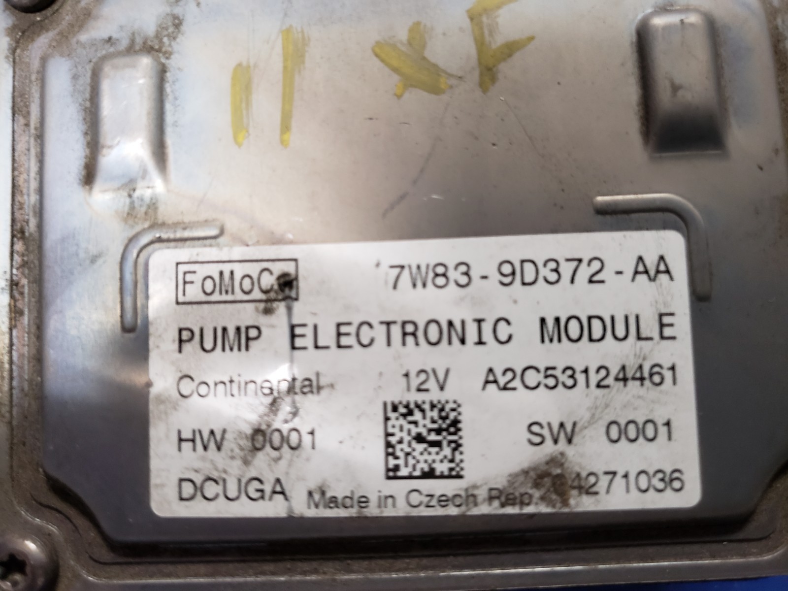 2009 2010 2011 JAGUAR XF FUEL PUMP MODULE 7W839D372AA eBay