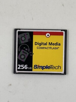 Simple Tech Digital Media 256MB Compact Flash Card Camera Memory