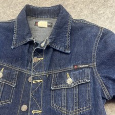Vintage Tag Rag Culture Ladies Jean Jacket Denim Medium 1980s Made In USA