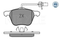 Meyle 025 232 6920/PD Bremsbelagsatz, Scheibenbremse FüR Ford Seat VW