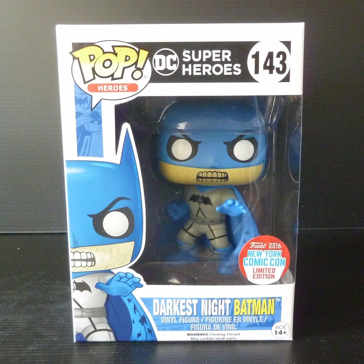 Funko Pop! Heroes DC Batman (Blaugrün Chrome) Summer Convention Exklusive Figur #144 – DE Funko Pop! Heroes DC Batman (Blaugrün Chrome) Summer Convention Exklusive Figur #144 – DE