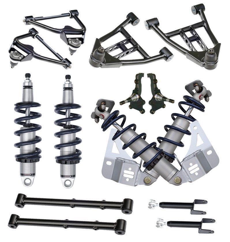 Ridetech 11242350 68-72 GM ABODY DUAL RATE COIL SPRING 2IN LOWERING