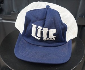 vintage miller lite hat
