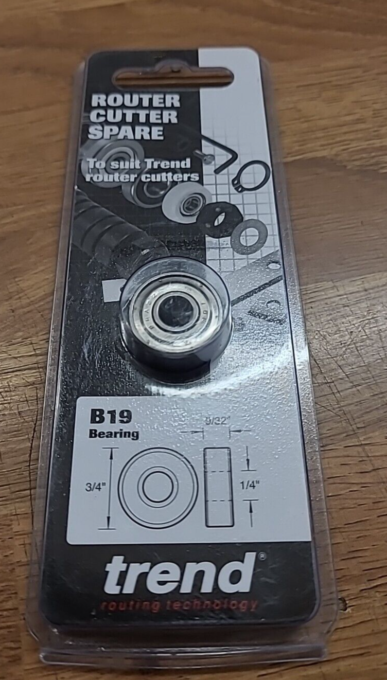 Trend B19 Replacement Bearing 3/4in Diameter 1/4in Bore