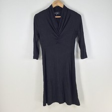 Karen Kane dress womens XS fit flare black 3/4 sleeve 103211