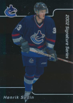 2001-02 BAP Signature #72 HENRIK SEDIN - Vancouver Canucks