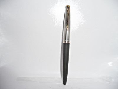 Parker Vintage 45 Cartridge Pen Gold Trim --Gray-- medium--working | eBay