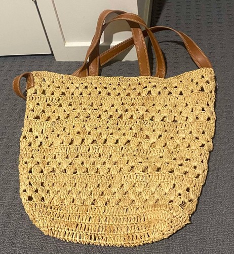 SEED Heritage Straw Tote bag - Picture 5 of 6