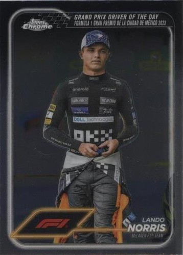 LANDO NORRIS 2024 Topps Paddock Pass Formula 1 F1 Card #7 McLaren