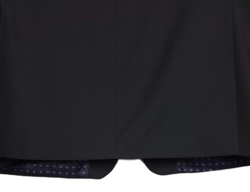 Izod Men's Classic-Fit Stretch 2-Piece Suit Textured Black Solid 44L 38x33 NWT - Picture 7 of 13