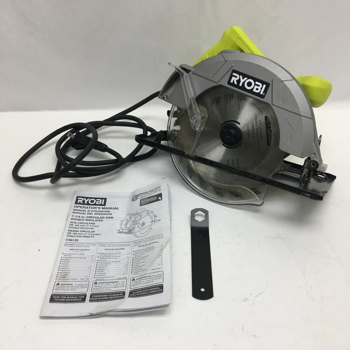 RYOBI 13 Amp Corded 7-1/4 in. Circular Saw (CSB125) eBay