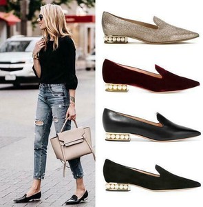 block heel ballet shoes