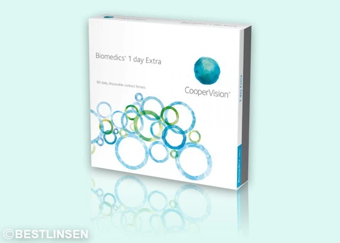 Biomedics 1DAY Extra Tageslinsen Kontaktlinsen CooperVision - 90er Box
