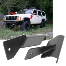 4" Windshield LED Light Bar Mounting Bracket For Jeep Cherokee XJ 84-01 MJ 86-92