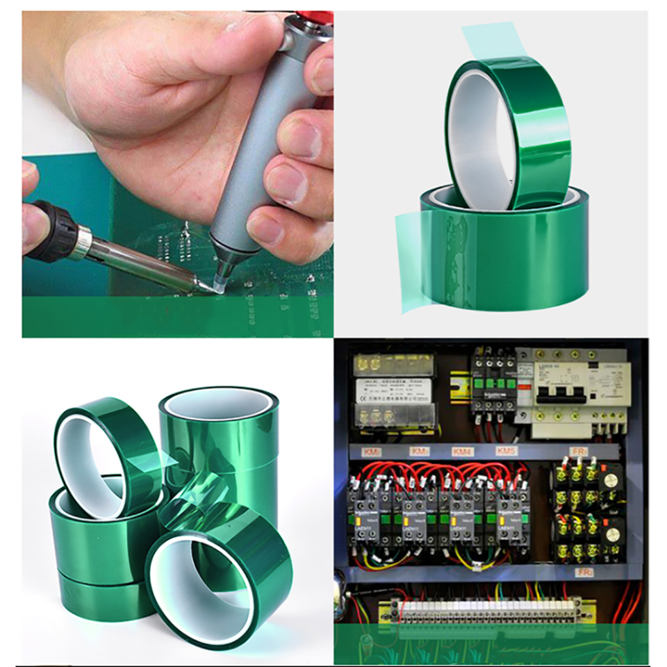 HIGH TEMP Green Polyester Masking Heat Tape Powder Coating Paint eBay