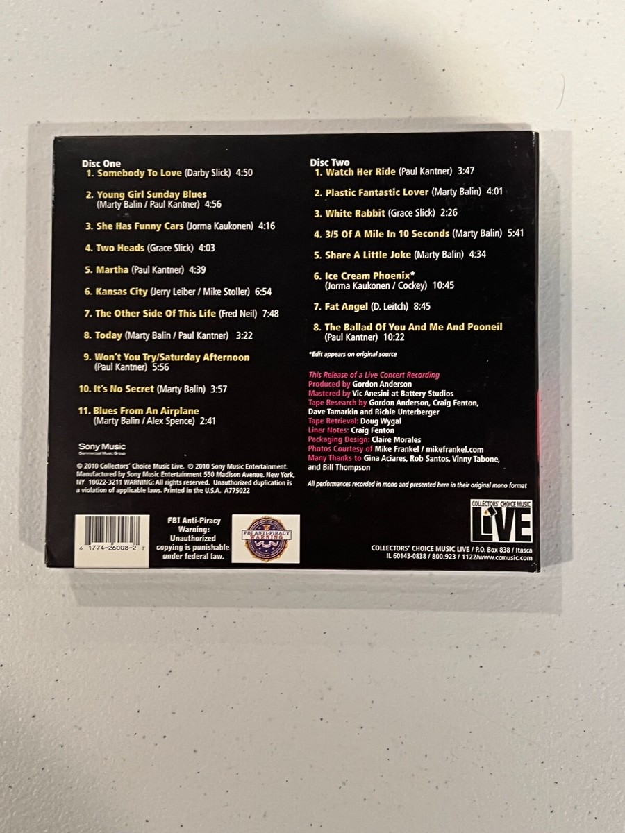 洋楽 Jefferson Airplane/ RETURN TO THE MATRIX JEFFERSON AIRPLANE - Return To The Matrix 2/1/68 (2cd) - 2