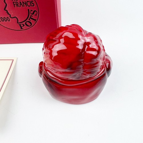NEW Kevin Francis Face Pots Billy Bunter Flambe Greyfriars I See You Fellows Red - Picture 3 of 8