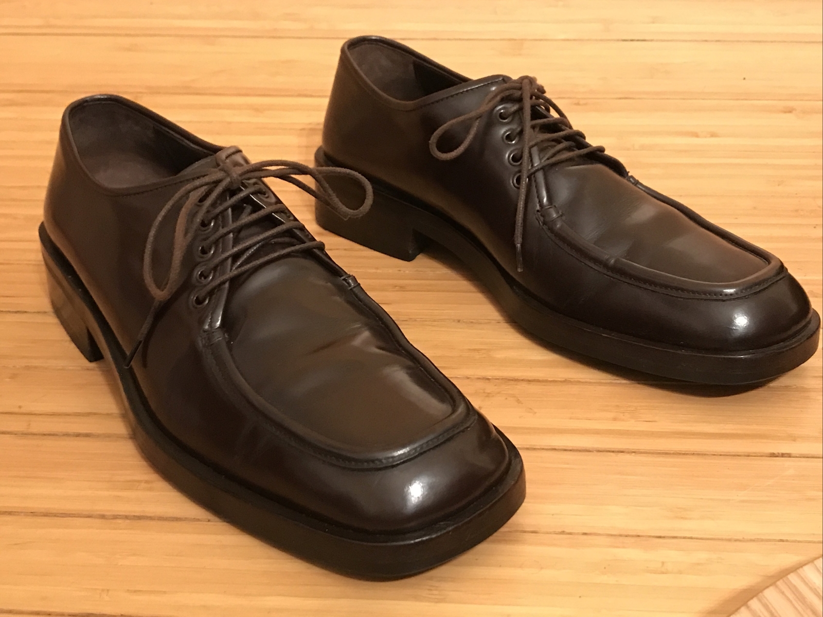 SAOLA Scarpe eleganti Gucci uomo 8 5 pelle marrone suole in pelle con fondo in gomma