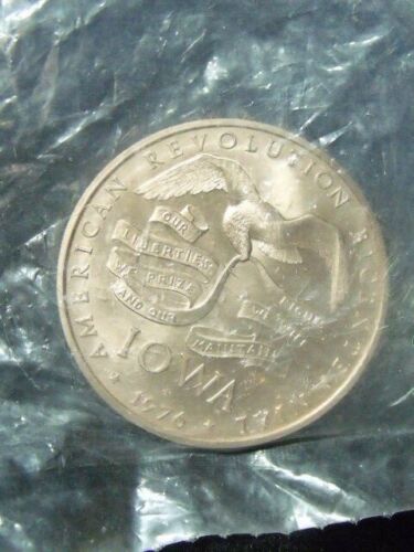 1976 Iowa American revolution bicentennial brass coin ORIGINAL PACKAGE FREE SHIP - Bild 2 von 2