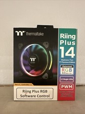 Thermaltake CL-F056-PL14SW-A Riing Plus 14 LED RGB Radiator Fan TT Premium