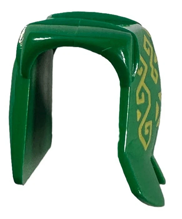 LEGO Verde Minifigura Armadura Pecho Rasco Geométrico 8781 8799 cas261 Foto 2 de 4